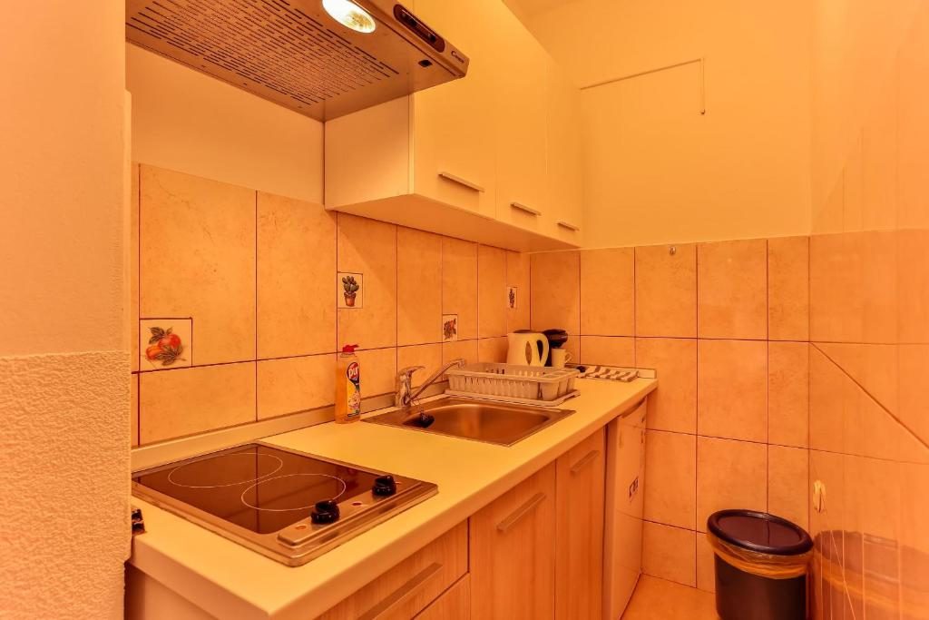 Čajna kuhinja u studio apartmanu
